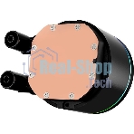 Система охлаждения PCCooler DA360 Pro ARGb Digital BK (300W, 360мм, LED temp., Black, ARGb/Fans: 3x120мм, 75.8CFM, 33.7dBA, 2200RPM/Pump height 57мм, 28dBA, 3000RPM, Rad thickness 27мм/S: 1851, 1700, 1200, 20XX, 115X, AM5, AM4)