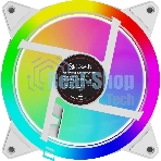 Вентилятор для корпуса Bloody BD-CF120ARGb4 ARGb белый, 120 мм, 1600 об/мин, 26 дБ, 4 pin