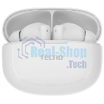 Наушники TWS Tecno Buds 4 Air белый, внутриканальные, Bluetooth, до 6 ч