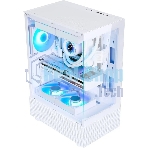 Компьютерный корпус AeroCool/Formula Crystal Z1 белый без БП ATX 2xUSB 2.0 1xUSB 3.0 audio bott PSU