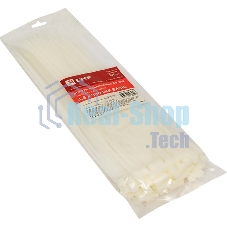 Хомут кабельный 4.8х300 нейл. бел. (уп. 100 шт) EKF plc-c-4.8x300