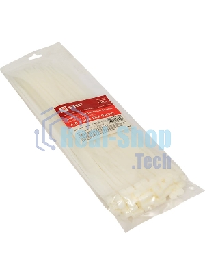 Хомут кабельный 4.8х300 нейл. бел. (уп. 100 шт) EKF plc-c-4.8x300