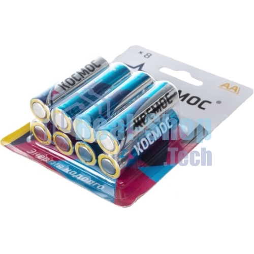 Элемент питания Космос алкалиновый AA/LR06 BP-8 (блист.8шт)