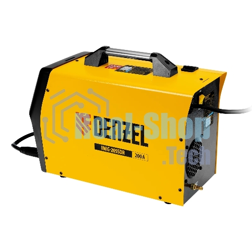 Аппарат инвертор. полуавтомат. cварки Denzel IMIG-205SDR, 200 А, ПВ 60%, катушка 5 кг