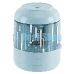 Точилка для карандашей электрическая Deli EH508-BL, 1 отверстие, пластик, синий (батарея)