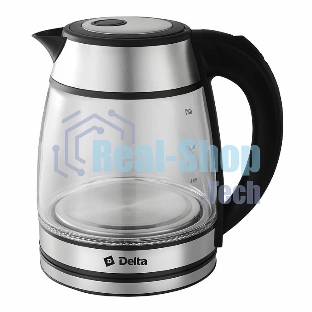 Чайник электрический DELTA DL-1120 серебряный