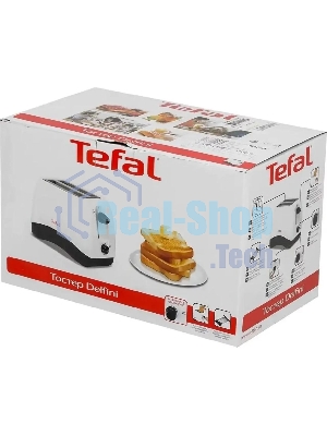 Тостер Tefal TT130130 белый, 850 Вт, 2 слота
