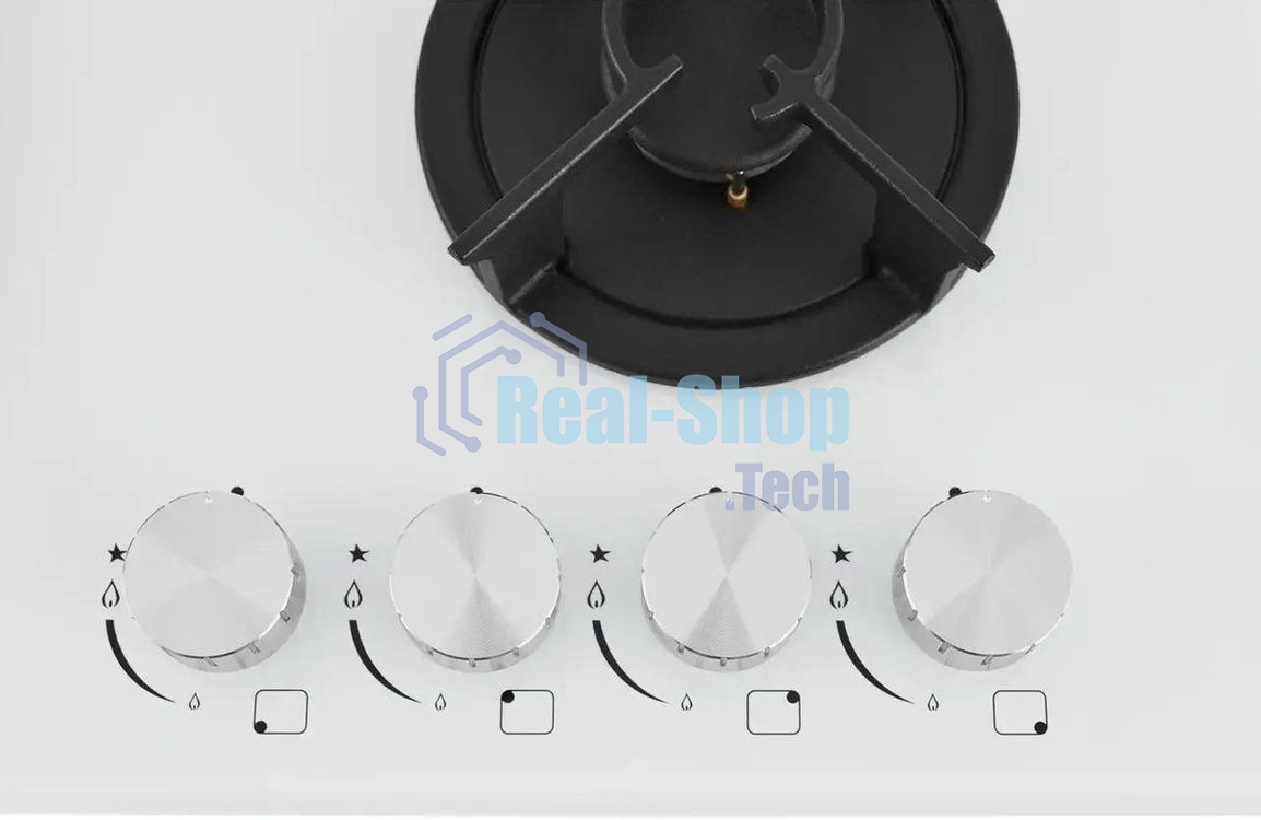 Варочная панель газ ZUGEL ZGH603W, белая