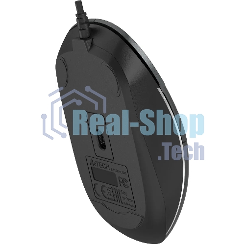 Мышь проводная A4Tech Fstyler FM26S серый/черный, 1600 dpi, USB, кнопки - 4