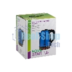 Чайник электрический Homestar HS-1003 1.8л нержавейка, синий