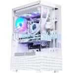 Компьютерный корпус AeroCool/Formula Crystal Z1 белый без БП ATX 2xUSB 2.0 1xUSB 3.0 audio bott PSU