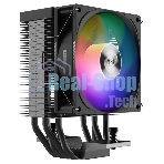 Кулер PCCooler R400 ARGb черный 92мм алюминий+медь 2200r m 30db 4-pin 180W 133мм