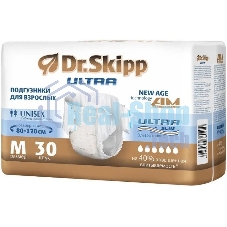 Подгузники для взрослых Dr.Skipp Ultra, р-р M, 30 шт, 8107
