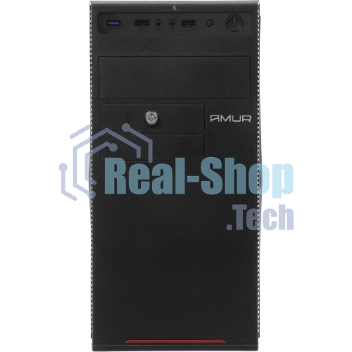 Компьютер Amur Нарвал B7I21 MT i3 12100 (3.3) 16Gb SSD 256Gb UHDG 730 FreeDOS GbitEth 400W мышь клавиатура черный (RUS) (2147002)