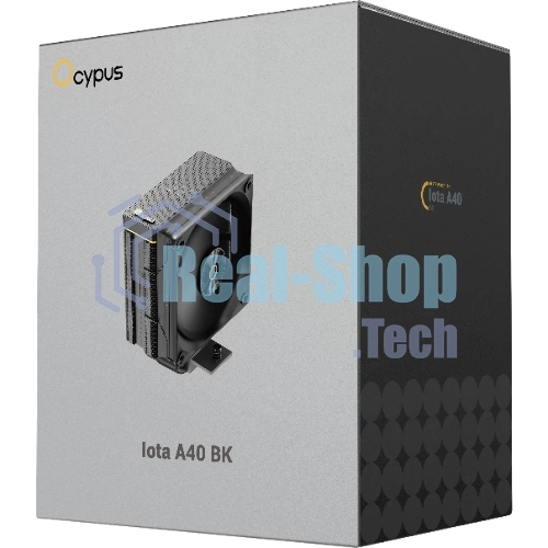 Кулер Ocypus Iota A40 BK Black Iota-A40-BK черный 120мм алюминий+медь 2000rpm 29db 4-pin 220W 156мм