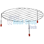 Встраиваемая микроволновая печь Krona ESSEN 60 WH DOTS белый, 31 л, 1000 Вт, переключатели - сенсор