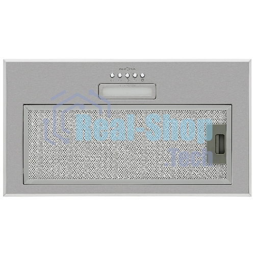 Вытяжка встраиваемая Krona Ameli Light 600 PB нержавеющая сталь, 52.5 см, 633 куб. м/ч, 44 дБ