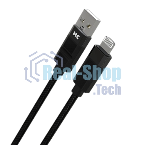 Дата-кабель MORE CHOICE (4620202554826) K87i 2м USB 2.4A для Lightning - 2м, черный
