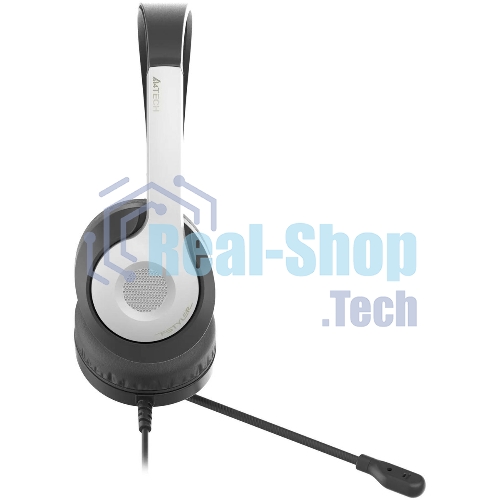 Гарнитура A4Tech Fstyler FH100U белый/черный, проводная