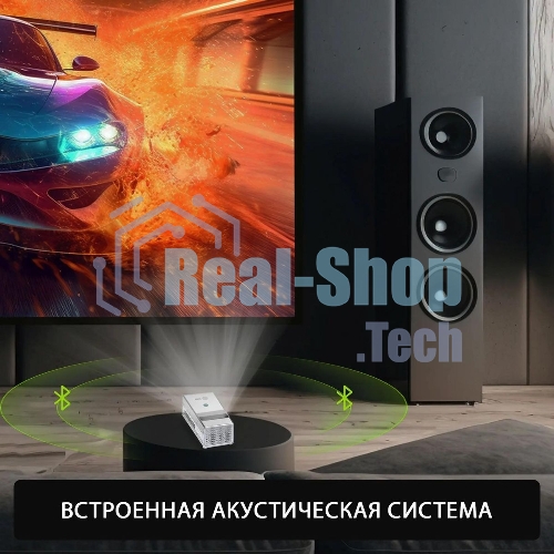 Проектор Cactus CS-PRU.03WT.WUXGA-A DLP 6500Lm (1920x1080) 2000:1 ресурс лампы:30000часов 1xUSB typeA 1xHDMI 1.5кг