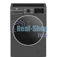 Стирально-сушильная машина Beko B3DFR57H22A антрацит, загрузка фронтальная 7.5кг, 1200 об/мин., класс: B
