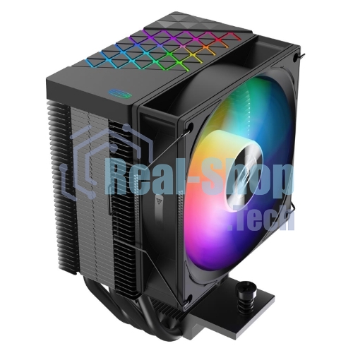 Кулер PCCooler R400 ARGb черный 92мм алюминий+медь 2200r m 30db 4-pin 180W 133мм