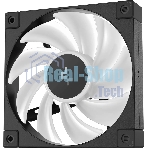 Вентилятор для корпуса DEEPCOOL FD12 черный, 120 мм, 2050 об/мин, 26.9 дБ, 4 pin