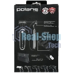 Машинка для стрижки Polaris PHC 0202R черный/серебристый