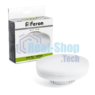 Лампа светодиодная Feron LB-473 LED 20Вт GX70 белый таблетка