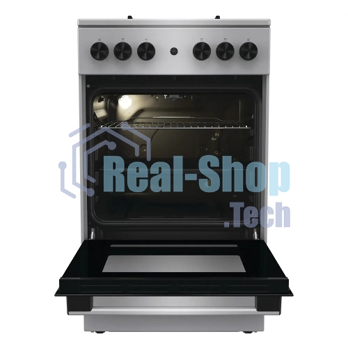 Плита газовая Gorenje GGI5A21XJ серебристый, конфорок 4 газовых, духовка 61 л, 50 см x 85 см x 59.4 см