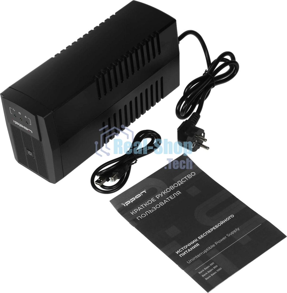 Источник бесперебойного питания Ippon Back Basic 650 / 650 ВА / 360 Вт / 3 x IEC 320 C13