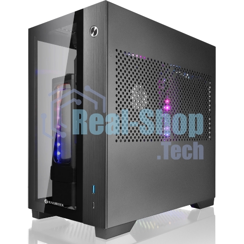 Компьютерный корпус Raijintek PAEAN MINI 0R20B00213 черный, Mini-ITX, for psu ATX PS/2, USB 3.0x2, USB 2.0x2, HD Audiox1