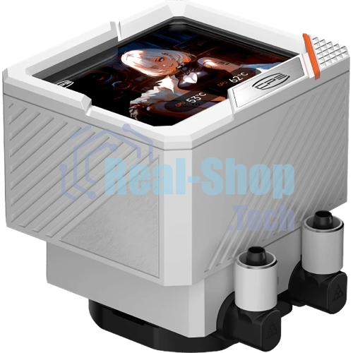 Система охлаждения PCCooler GT360 ARGb Display WH (310W, 360мм, LED temp., белый, ARGb/Fans: 3x120мм, 99CFM, 41.5dBA, 3000RPM/Pump 15dBA, 2600RPM, Rad thickness 27мм/S: 1851, 1700, 1200, 115X, AM5, AM4)
