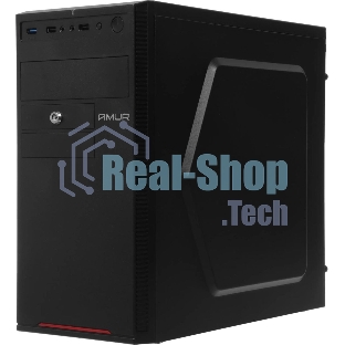 Компьютер Amur Нарвал B7I21 MT i3 12100 (3.3) 16Gb SSD 256Gb UHDG 730 FreeDOS GbitEth 400W мышь клавиатура черный (RUS) (2147002)
