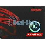 Накопитель SSD KingSpec NX-2Tb, 2000Gb, PCIe 3.0 x4, M.2 2280, NVMe, R/W 3400/3100