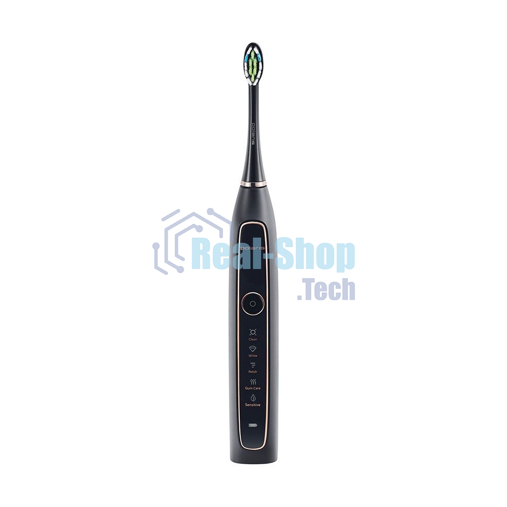 Электрическая зубная щетка PETB 0101 BL/TC (POLARIS), Черный