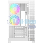 Корпус Ocypus Delta C74 ARGB White, Midi-Tower, белый, 2 x 120 мм