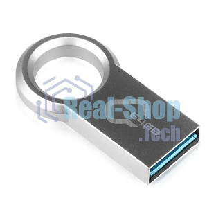 Флешка USB QUMO 64Gb Ring USB 3.0 цвет корпуса металлик(QM64GUD3-Ring)