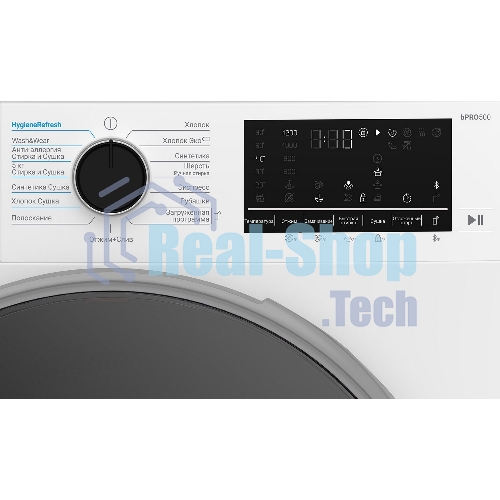Стирально-сушильная машина Beko B3DFR57H23W белый, загрузка фронтальная 7,5 кг, 1200 об/мин., класс: В