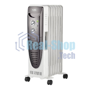 Обогреватель масляный Ballu Turbo BOH/TB- 07FH 1500 (7 секций), белый, 1500 Вт, 24 м2, механический термостат