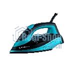 Утюг BRAYER BR4019 голубой/черный, 2400 Вт, 25 г/мин, 140 г/мин, 320 мл