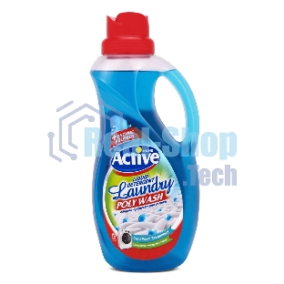 Гель-концентрат для стирки белья Active универсальный Свежесть моря Poly Wash 1500 мл. 511601401