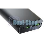 Портативный аккумулятор OLMIO QR-20, 20000mAh, 22.5W, QuickCharge3.0/PowerDelivery, LCD, серый