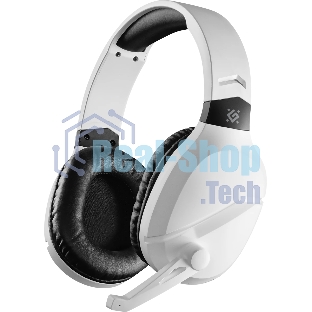 Гарнитура Defender Phantom Pro белый, беспроводная + проводная, Bluetooth, USB / mini jack 3.5 мм