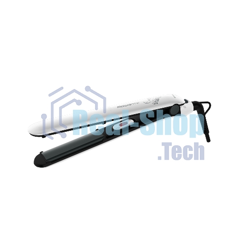 Выпрямитель для волос Rowenta Easyliss Pure SF1628F0 белый/серый, 25 мм, 200 °C, 1 режим