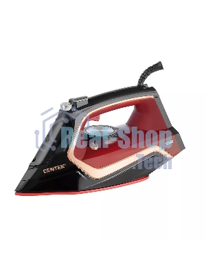 Утюг Centek CT-2313 красный, 2400 Вт, 50 г/мин, 185 г/мин, 350 мл