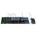 Комплект клавиатура+мышь Nakatomi KMG-2305U проводной, USB, 1600 DPI, черный