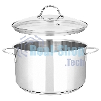 Кастрюля APPETITE SH05193 pretty 1,9 лиз нержавеющей стали 1,9 л, стеклянная крышка с ободком и пароотводом, диаметр 16см