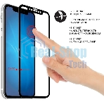 Защитное стекло для экрана DF vColor-22 черный для Vivo V23 2.5D 1шт. (DF VCOLOR-22 (BLACK))