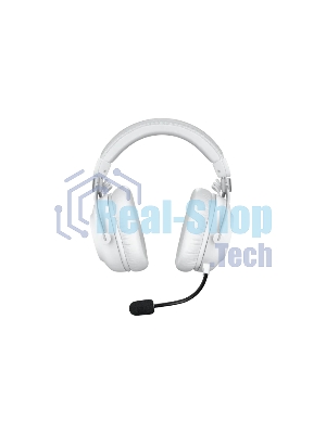 Гарнитура Logitech G PRO X2 LightSpeed белый, беспроводная + проводная, Bluetooth/USB/3.5 мм, до 50 ч